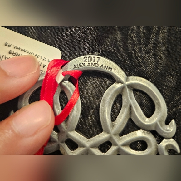 Alex and Ani Rafaelian Silvertone Path of Life Swarovski Accent Ornament NWT - Picture 4 of 4